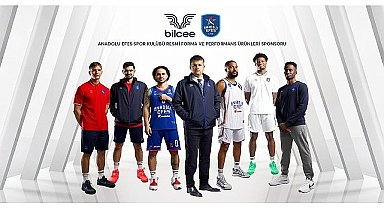 Anadolu Efes'in yeni sezon formaları Basketbol Gelişim Merkezi'nde Bilcee standında taraftarlarla buluşacak