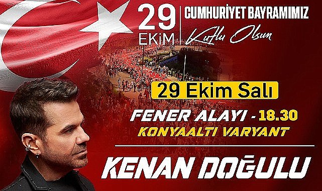 Antalya Büyükşehir Belediyesi'nden Cumhuriyet Bayramı konseri