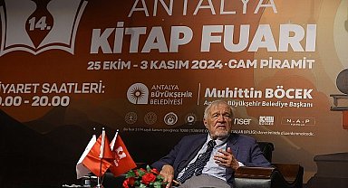 Antalya Kitap Fuarı'nda İlber Ortaylı'ya büyük ilgi