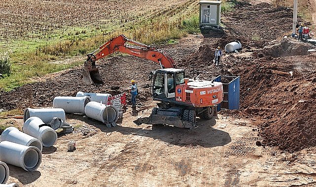 ASKİ tarafından Aydın Şehir Hastanesi için başlatılan çalışma devam ediyor.