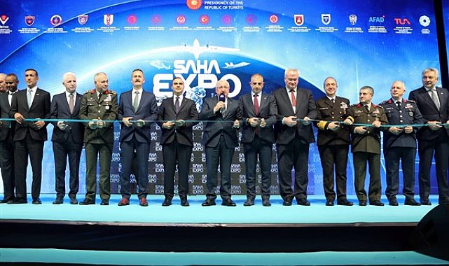 Bakan Güler ve Bakan Kacır, SAHA EXPO Fuarı’nın açılışına katıldı