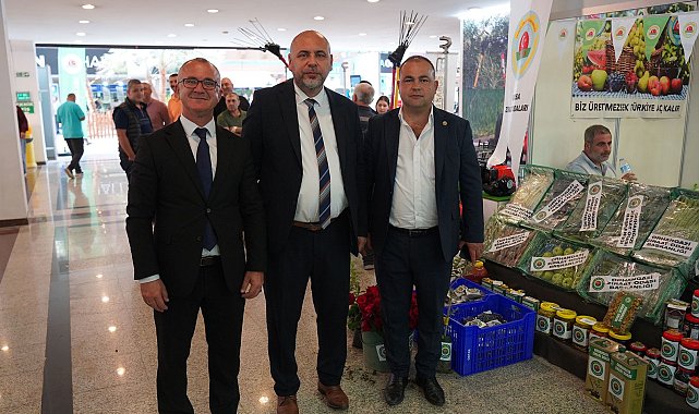 Başkan Aydın Bursa’da düzenlenen tarım ve hayvancılık fuarlarına katıldı