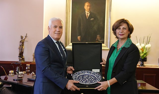 Başkan Bozbey'den Başkan Ünlüce'ye ziyaret