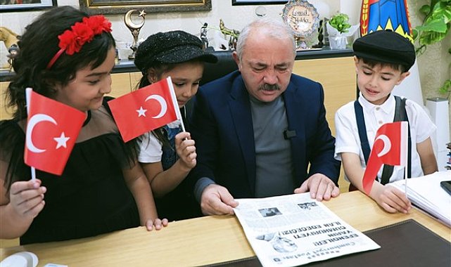 Başkan Esen, Dr. Refik Saydam İlkokulu öğrencilerini ağırladı