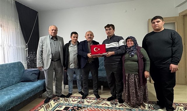 Başkan Esen, Pençe Kilit Harekatı gazisini ziyaret etti