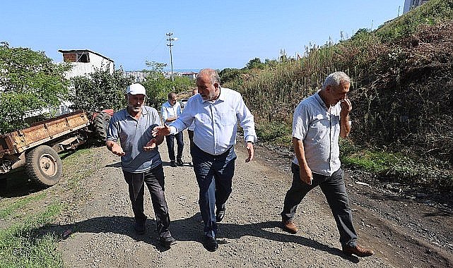 Başkan İbrahim Sandıkçı'dan Sahada Takip