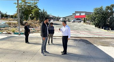 Başkan Koyuncu, Emirdağ Otogarı'ndaki çalışmaları inceledi