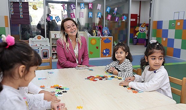 Başkan Mutlu, Oyun Evi'nin minikleriyle bir araya geldi “Okul öncesi eğitim her çocuğun hakkı