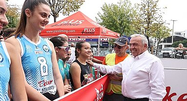Başkan Şadi Özdemir 'Eker I Run' heyecanına ortak oldu