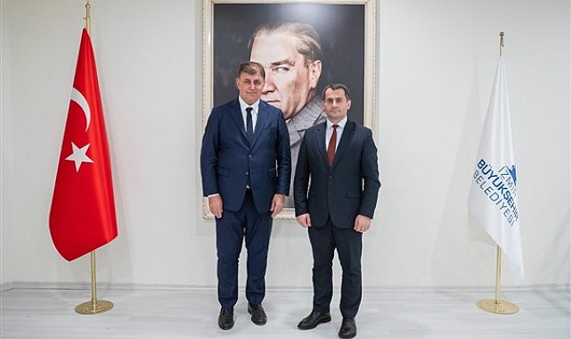 Başkan Tugay, Kuzey Makedonya Başkonsolosu Fazlioski’yi ağırladı