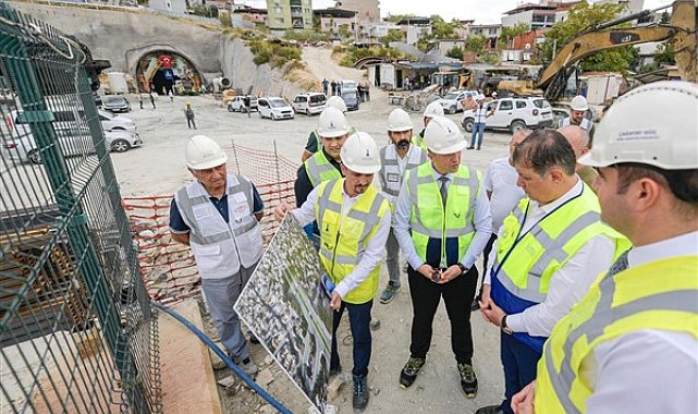 Buca Onat Tüneli’nde kazıların yüzde 80’i tamamlandı