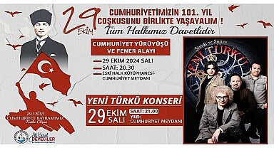 Burhaniye'de 101. Yıl Coşkusu