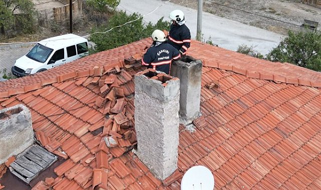 Çankırı’da itfaiyeden kış öncesi baca temizliği uyarısı