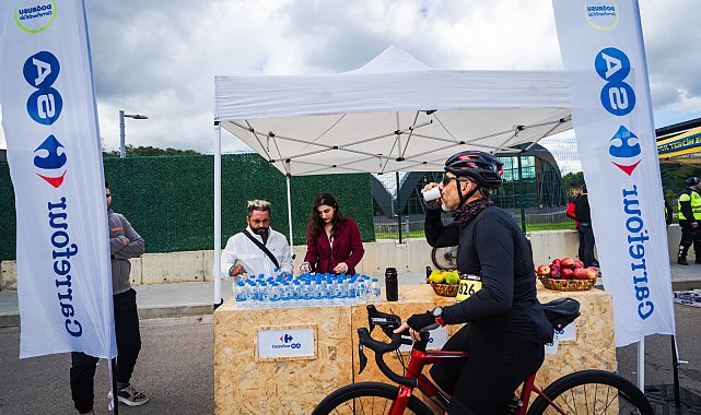 CarrefourSA, L'Etape Türkiye'de sporculara destek verdi
