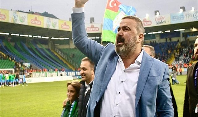 Çaykur Rizespor Başkanı Turgut, primleri yükseltti