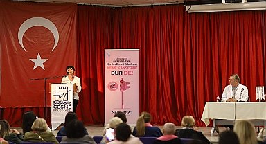 Çeşme'de Meme Kanseri Farkındalığına dikkat çekildi