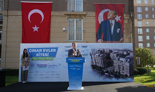 Çınar Evler sakinlerine tapuları teslim edildi