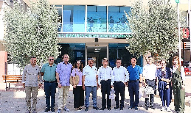 Çinli heyet Çevre Dostu Çiftçi Kart Projesi'ni inceledi