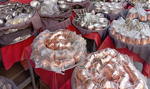 Diyarbakır'da bakır işçiliği devam ediyor