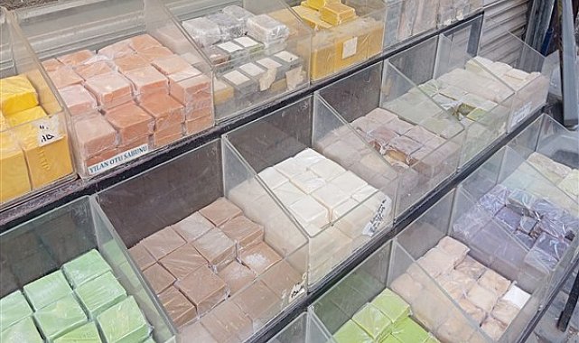 Diyarbakır'da doğal sabun satışları devam ediyor