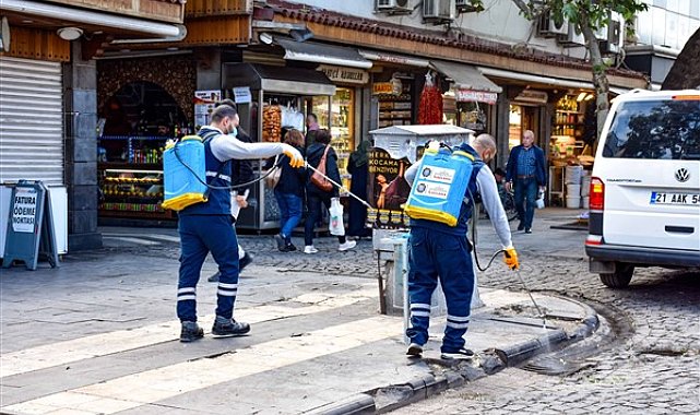 Diyarbakır'da haşerelere karşı ilaçlama yapılıyor