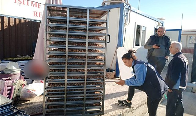 Diyarbakır'da pastane imalatında 150 kilo bozulmuş cevize el konuldu