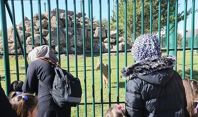 Dünya Hayvanları Koruma Gününde büyükşehir hayvanat bahçesi ziyaret edildi