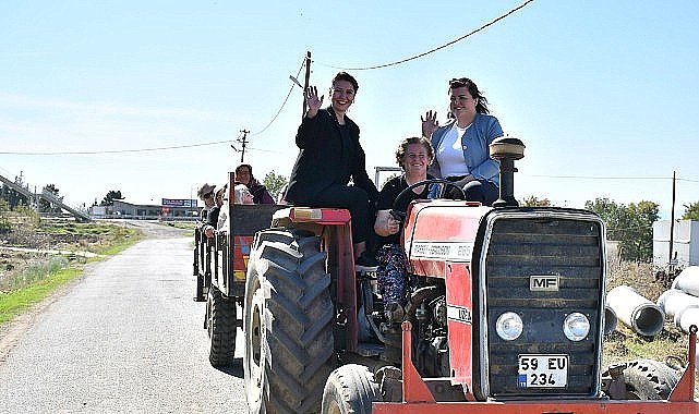 Dünya Kadın Çiftçiler Günü'nde Ahi Evren Mahallesi'nde anlamlı buluşma.