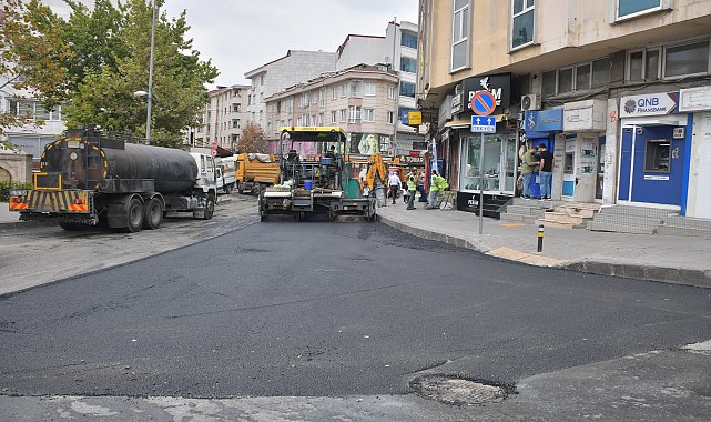 Esenyurt'ta 6 ayda 100 bin ton asfalt ve 120 bin metrekare parke yol yapıldı