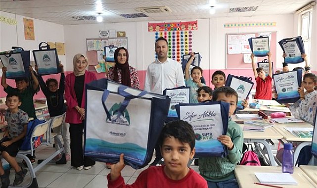 Eyyübiye’nin sıfır atık toplama aracı okullarda