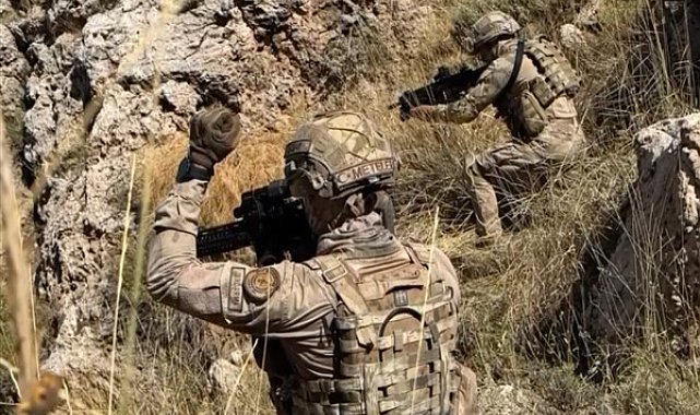 Gürz-18 operasyonlarında 55 mağara, sığınak ve barınma alanı imha edildi