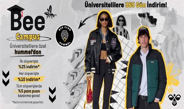 hummel’dan Bee Campus üyelerine özel fırsatlar