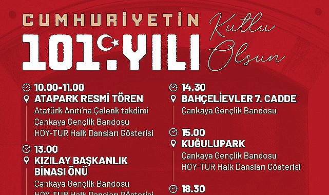 Hüseyin Can Güner: “Cumhuriyetimizin 101. yılında, cumhuriyetimizi yaşatma inancıyla Atamızın ebedi istirahatgahı Anıtkabir'deyiz.