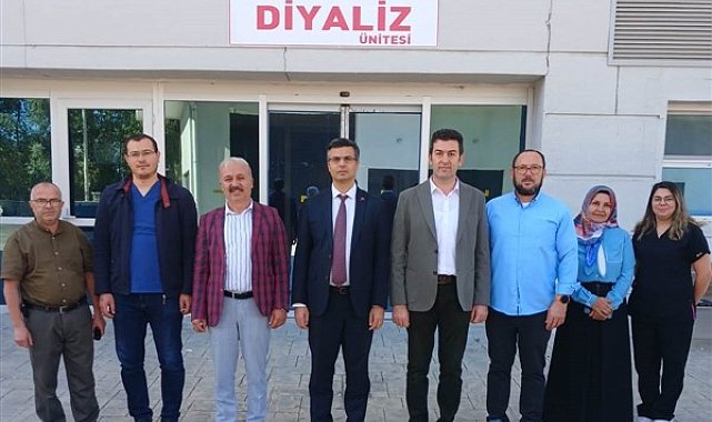 İl Sağlık Müdürü Korkmaz, yeni açılan diyaliz ünitesini ziyaret etti