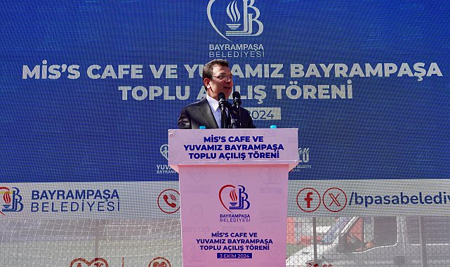 İmamoğlu, Bayrampaşa Belediyesinin toplu açılış töreninde konuştu