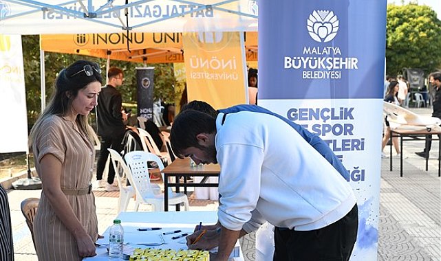 İnönü Üniversitesi Kampüsü’nde tanıtım ve bilgilendirme standı açıldı