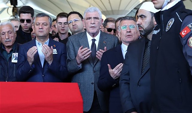 İYİ Parti Genel Başkanı Dervişoğlu, TUSAŞ şehitlerinin cenaze törenine katıldı
