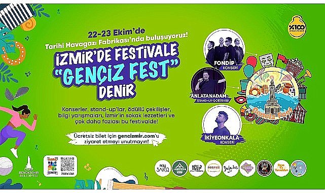 İzmir'de gençlik ve yaratıcılık rüzgarı estirecek Gençİz Fest başlıyor