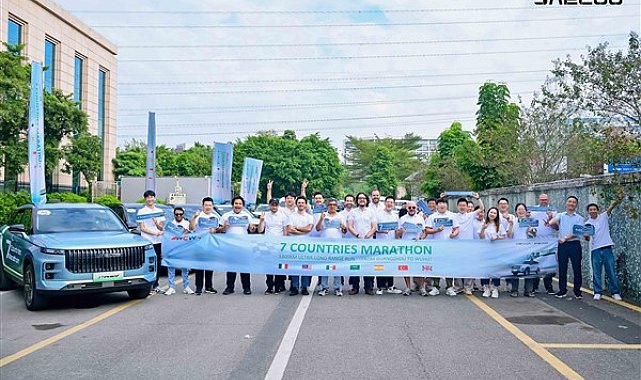 JAECOO 7 PHEV, bin 353 kilometrelik menziliyle çıktığı maratonu tamamladı