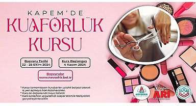 KAPEM'de Kuaförlük Kursu Açılacak