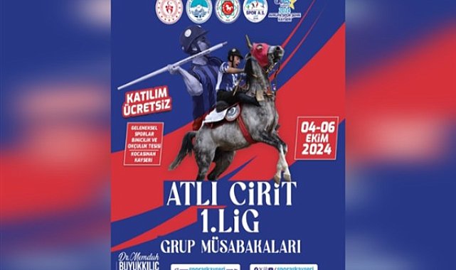 Kayseri, Atlı Cirit Müsabakaları’na ev sahipliği yapacak