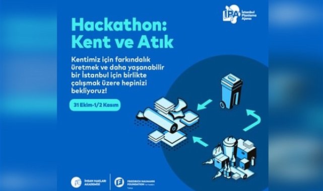 Kent ve Atık Hackathonu katılımcılarını bekliyor