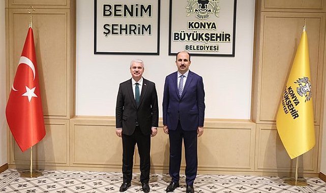 Konya Valisi Akın, Başkan Altay’ı Ziyaret Etti