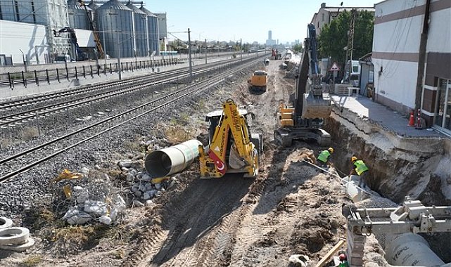 KOSKİ, Banliyö Hattı’ndaki altyapı çalışmalarına devam ediyor