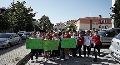 Lüleburgaz'da her şey temiz sokaklar mutlu yarınlar için