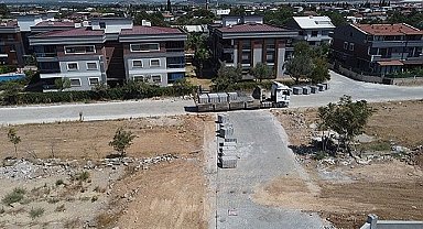 Menderes'te Söğüt Sokak Yolu Tamamlandı