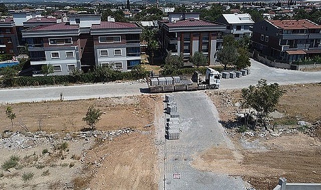Menderes'te Söğüt Sokak Yolu Tamamlandı