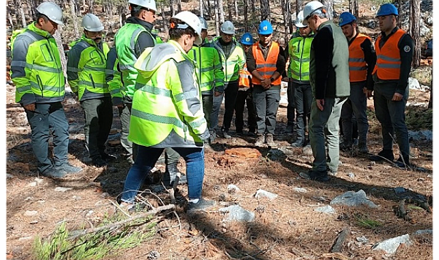 Mersin Orman Bölge Müdürü Rifat Ataş, Gülnar’da üretim sahalarını inceledi