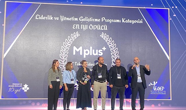 Mplus Türkiye, Takım Lideri Geliştirme programı ile TEGEP’in 1.’lik ödülünü aldı