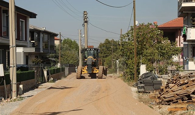 Muğla Bayır Mahallesinde yol çalışması başladı